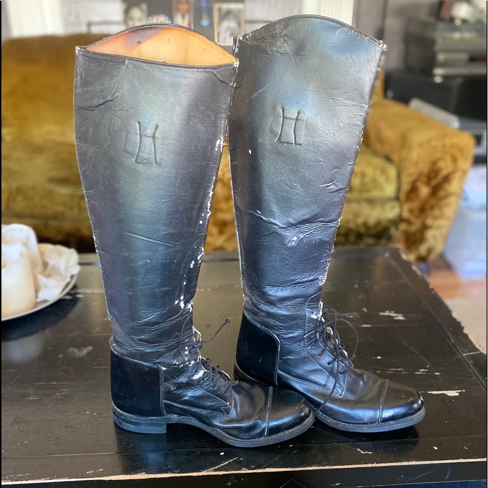 DEHNER Riding Patrol Boots. The Original. Black.